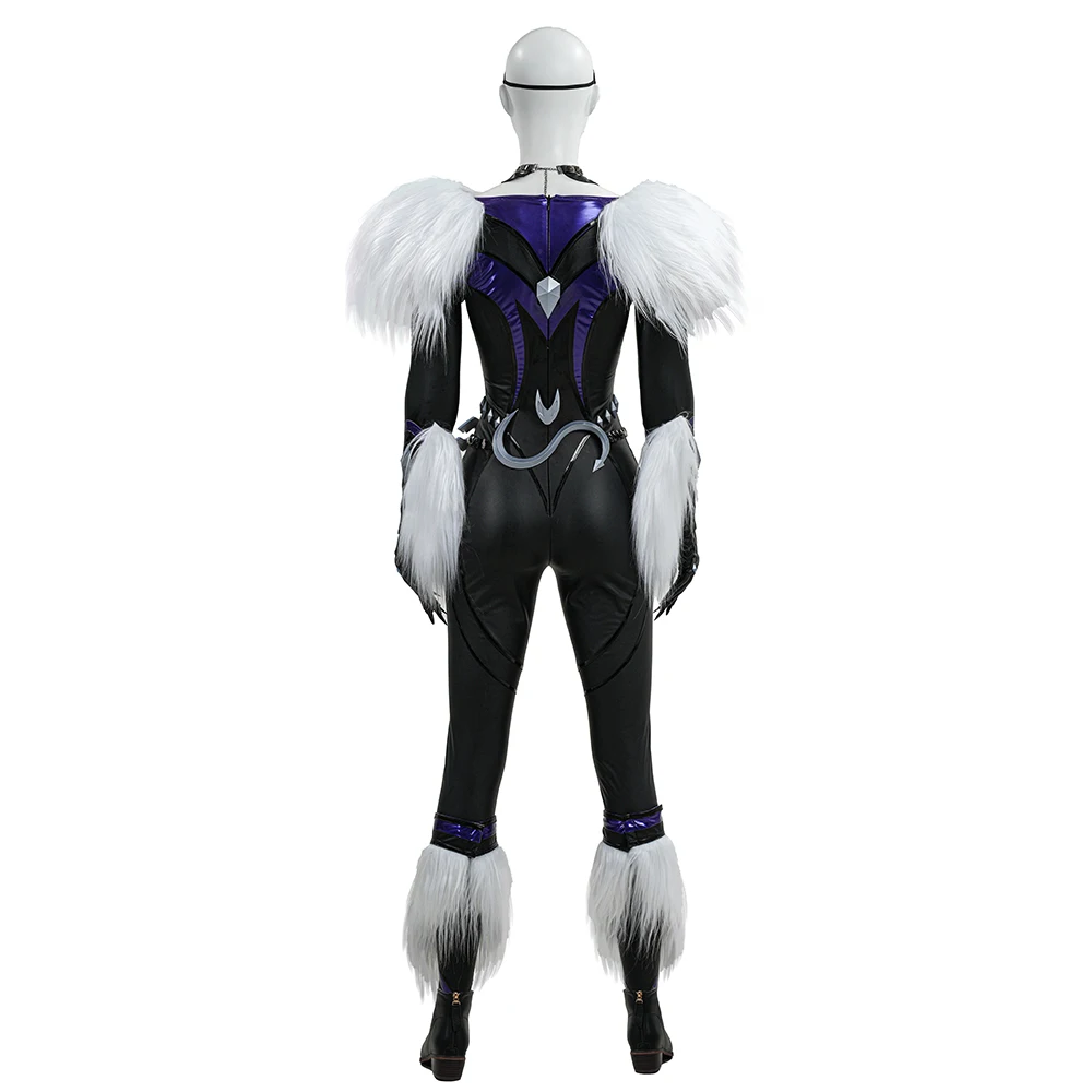 Manluyunxiao Game Black Cat Felicia Hardy Sexy Bodysuit Cosplay Costume Woman Full Set XS-XXXL Halloween Christmas Comic Con view 2