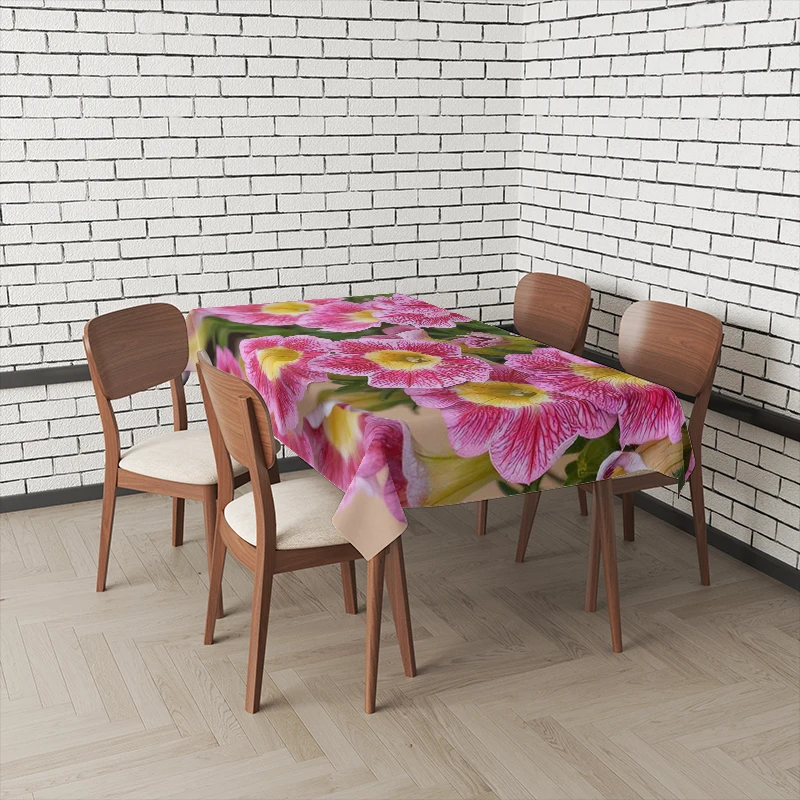 Home tablecloths for dining table decoration Natural and Animal Styles rectangular table accessories cloth Anti-stain tablecloth