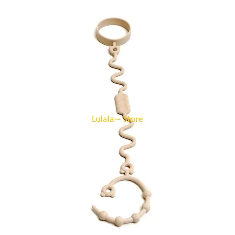 y4qa baby anti-drop strap silicone pacifier chain toy toy toy hanging rope lanyard