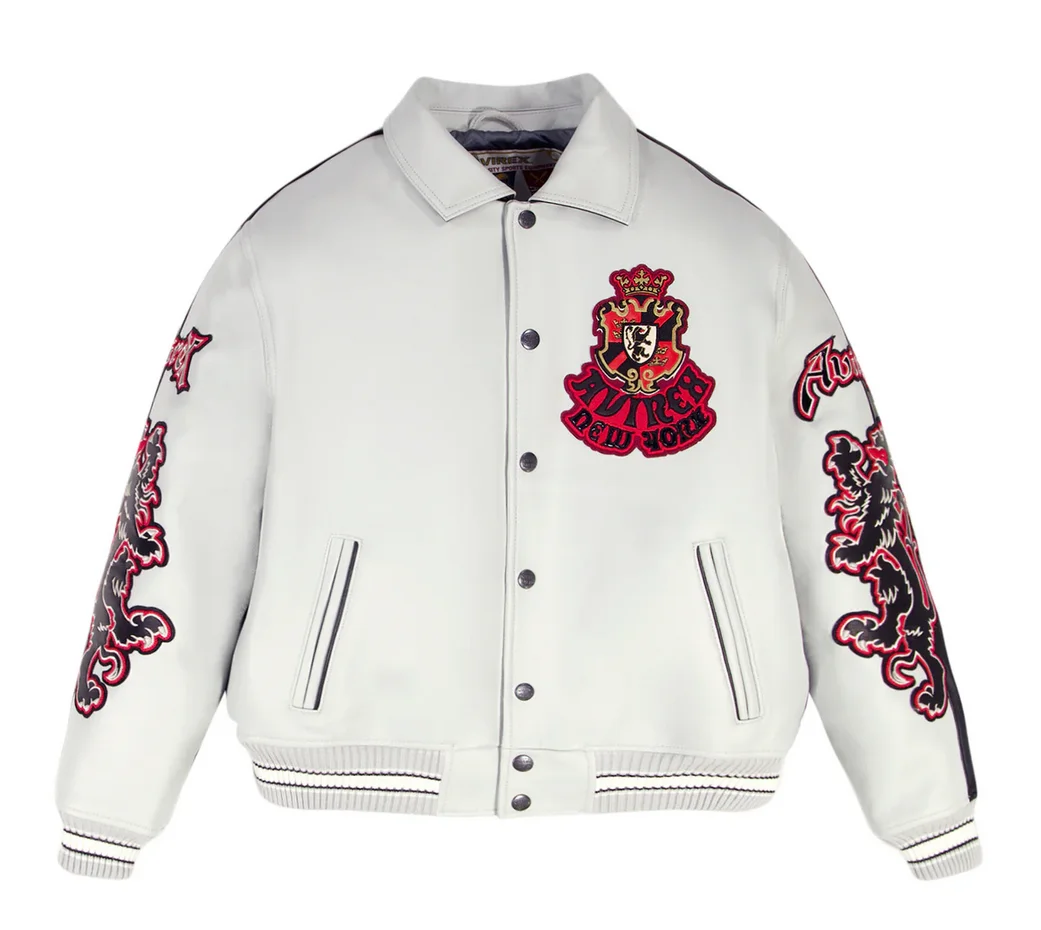 

Двухцветная готическая кожаная куртка Avirex, Новое поступление, мужская европейская куртка с цветными блоками и вышивкой, повседневная куртка из натуральной кожи, топ