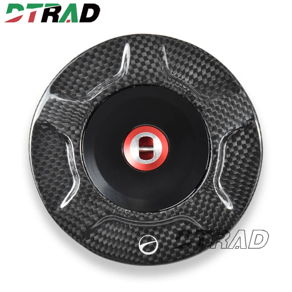 ل DUCATI Panigale/Streetfighter V4 V2 2025 2026 ألياف الكربون الإفراج السريع الوقود حشو قبعات دراجة نارية بدون مفتاح غطاء خزان البنزين