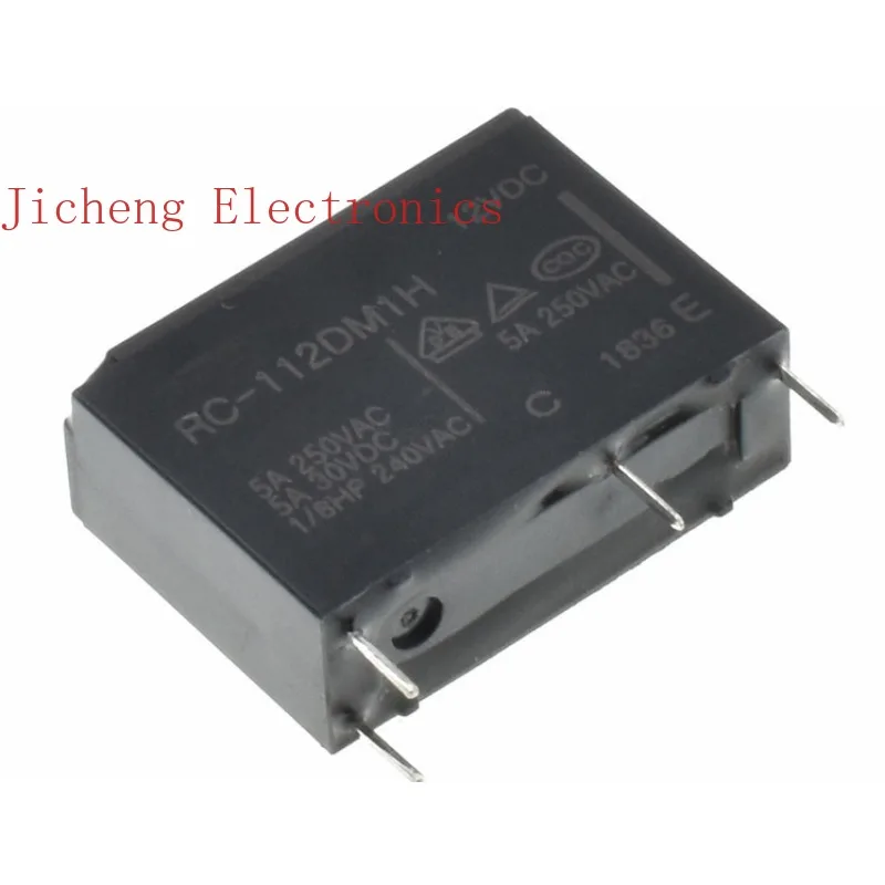 10PCS WRG RC-105DM1 RC-112DM1 RC-124DM1 5A250v for HF46F srb