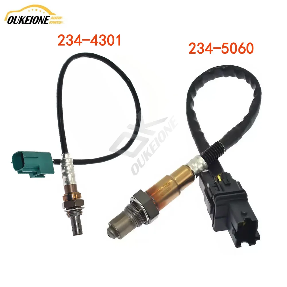 

2Pcs 234-5060 234-4301 Lambda Oxygen O2 Sensor Upstream Downstream for Nissan Maxima Murano Quest Altima Front Rear Sensor 1 2
