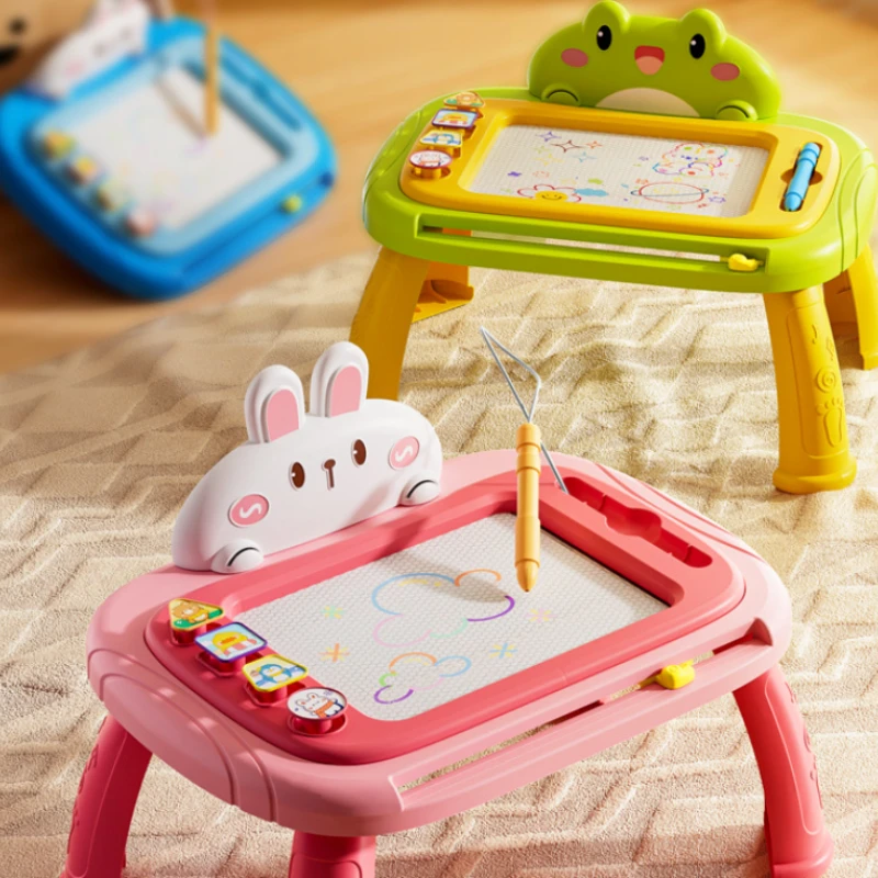 Brinquedo de Quadro Magnético para Desenho Infantil, Quadro de Desenho e Escrita Apagável, Mesa de Pintura Colorida, Brinquedo de Aprendizagem Precoce