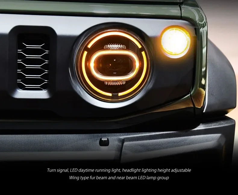 

Car Headlight LED Head Lamp for Suzuki Jimny 18-20 DRL Daytime Running Light Turn signal and Blue night light mode