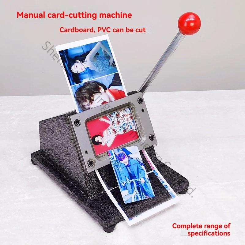 PVC Card Cutting Machine Manual Card Punching 90x55mm Card Rounded Corner Paper Cutter Driving License Machine