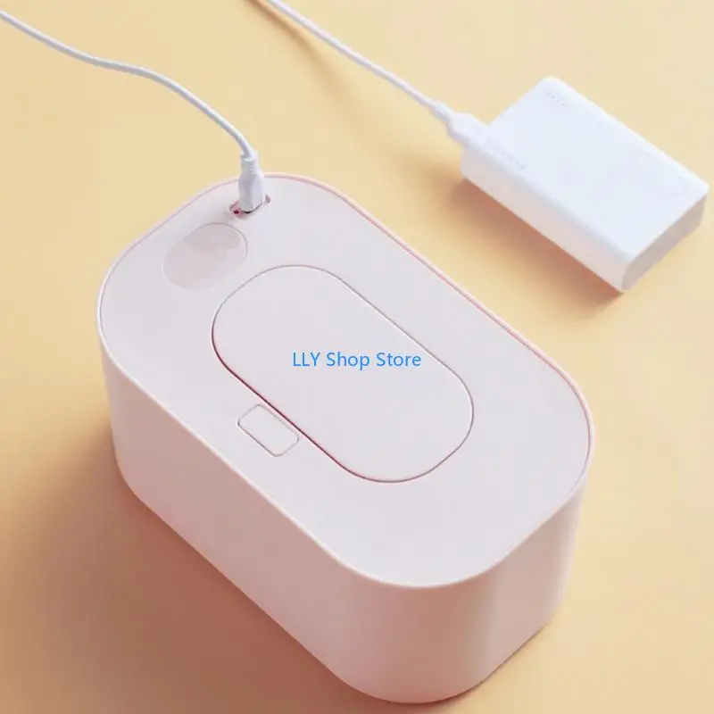 T8UD Wipe Warmer Wipe Heater Cases Wipes Dispenser Napkin Heating Box for Home/Car