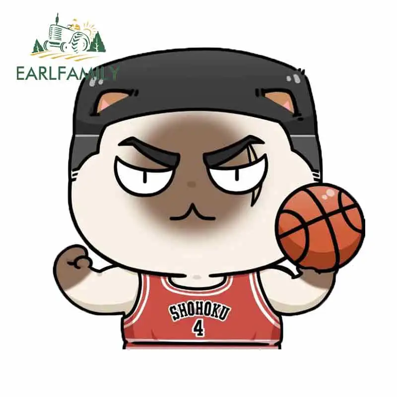 EARLFAMILY 13 سنتيمتر x 12.6 سنتيمتر Hanamichi Sakuragi دراجة نارية ملصقات السيارات ل JDM VAN ملصق مائي مقاوم للماء واقية من الشمس انسداد الصفر