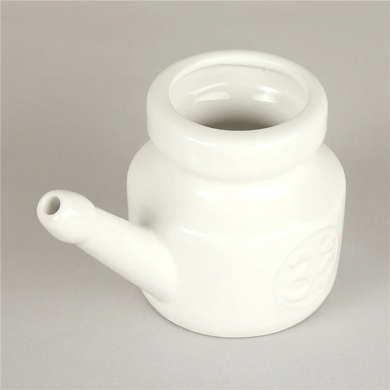 

3X350 мл Neti Pot, горшок для чистки носа, прочный герметичный носик, горшок для ополаскивания носа, мытья носа для мужчин и женщин, белый