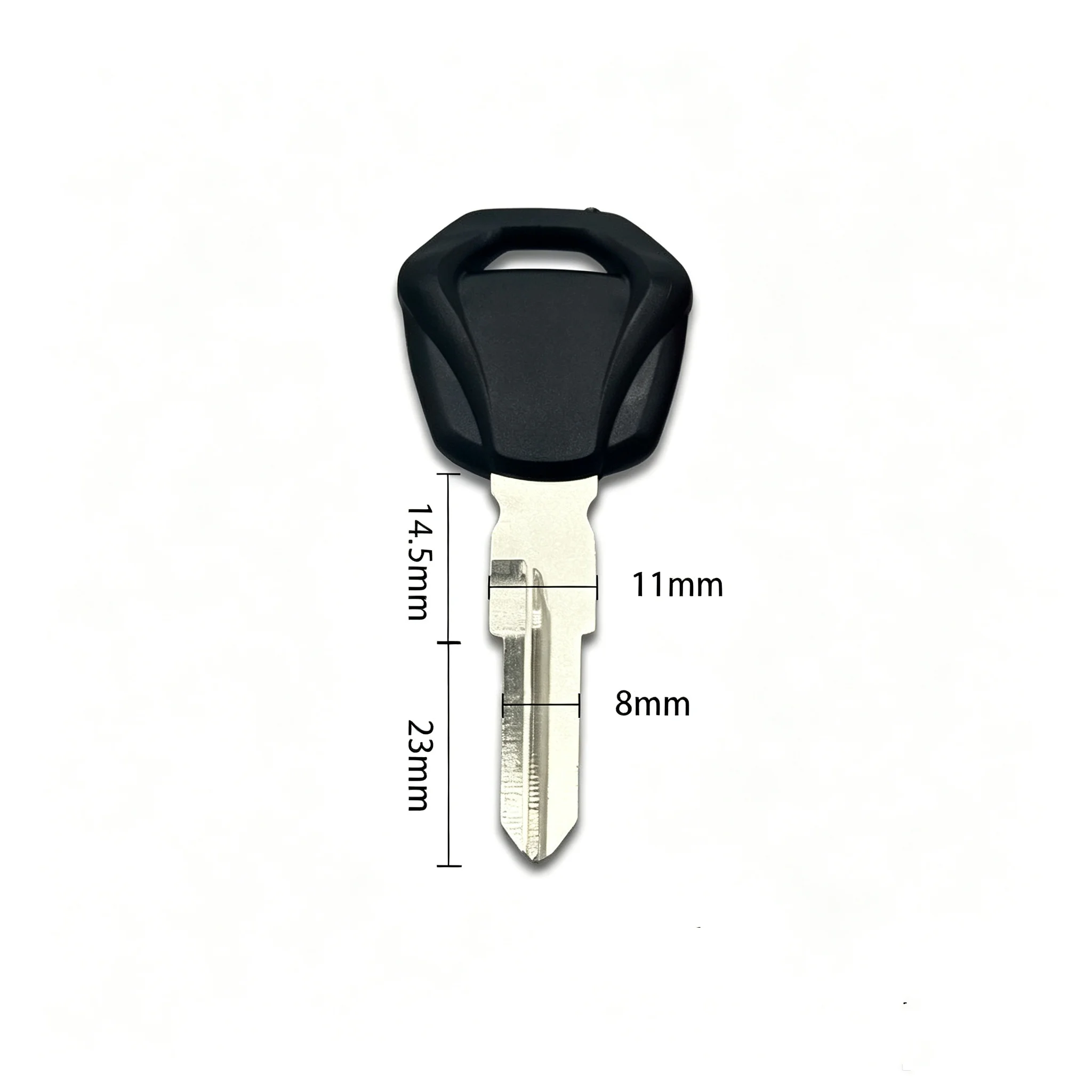 Brand‑New Blank Uncut Motorcycle Key Black Blue Red For Triumph Motorbike Spare Replacement Accessory With Chip Slot