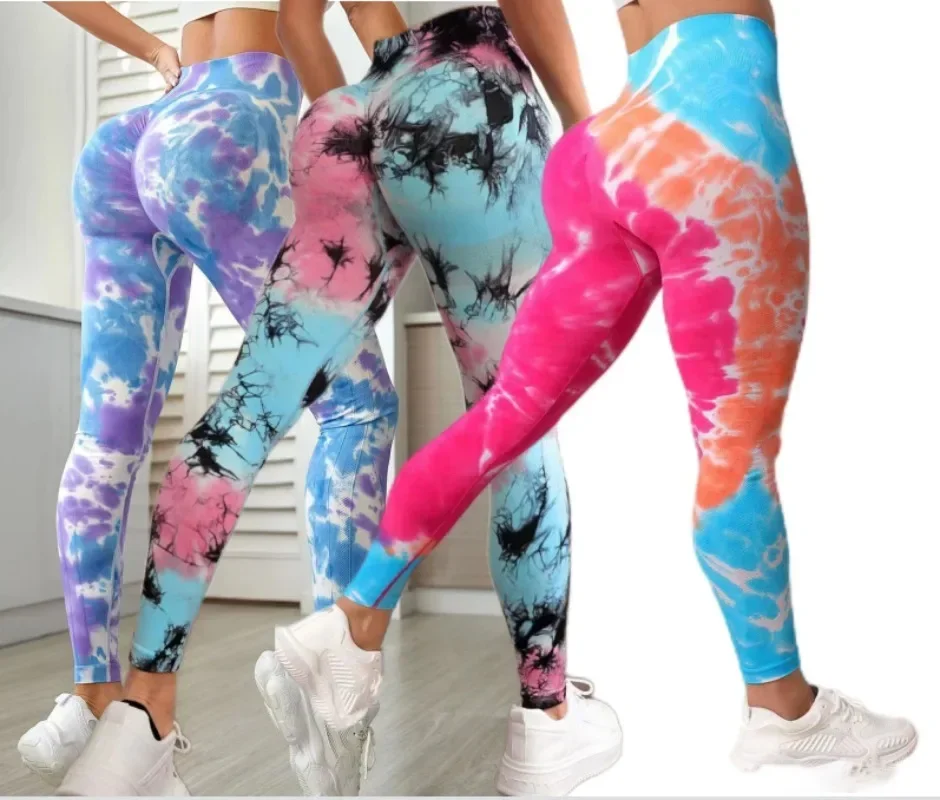 Leggings da donna a vita alta Leggings da Yoga Running Gym Fitness Workout Pants Plus Size Leggings a compressione