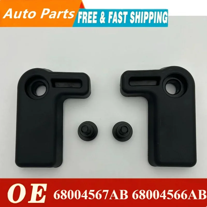 A pair Hardtop Panel Lever Black Fit For Jeep Wrangler 2007-2017 68004567AB 68004566AB