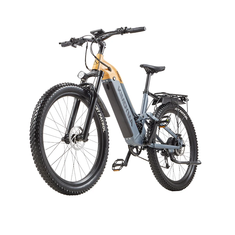 AliExpress BURCHDA K02 48 V 20 Ah Electric Bike for Adults – Electric Bike for 27.5-Inch Tyres with Torque Sensor and Hydraulic Brakes (Men/Women) – Range