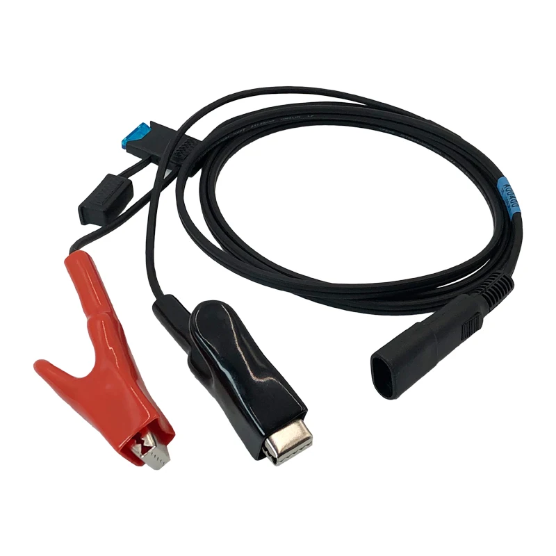 Power Cable A00400 Replacement For Trimble For  With Heavy Duty Alligator Clips Wired To Female 2-pin Connector