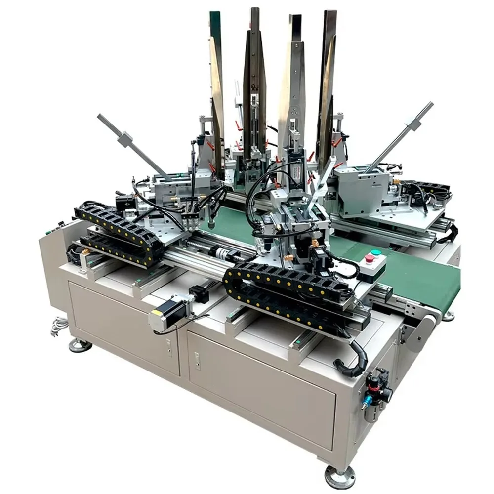 Automatic High Quality Numerical Control Four Angle Nail Frame Underpin Machine Picture Frame Joining Machine