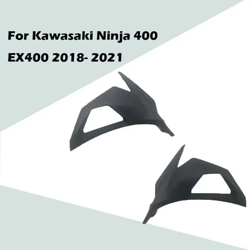 For Kawasaki Ninja 400 EX400 2018- 2021 Motorcycle Front turn Signal Panels ABS Injection Fairing 400 EX400 18- 21 Accessories