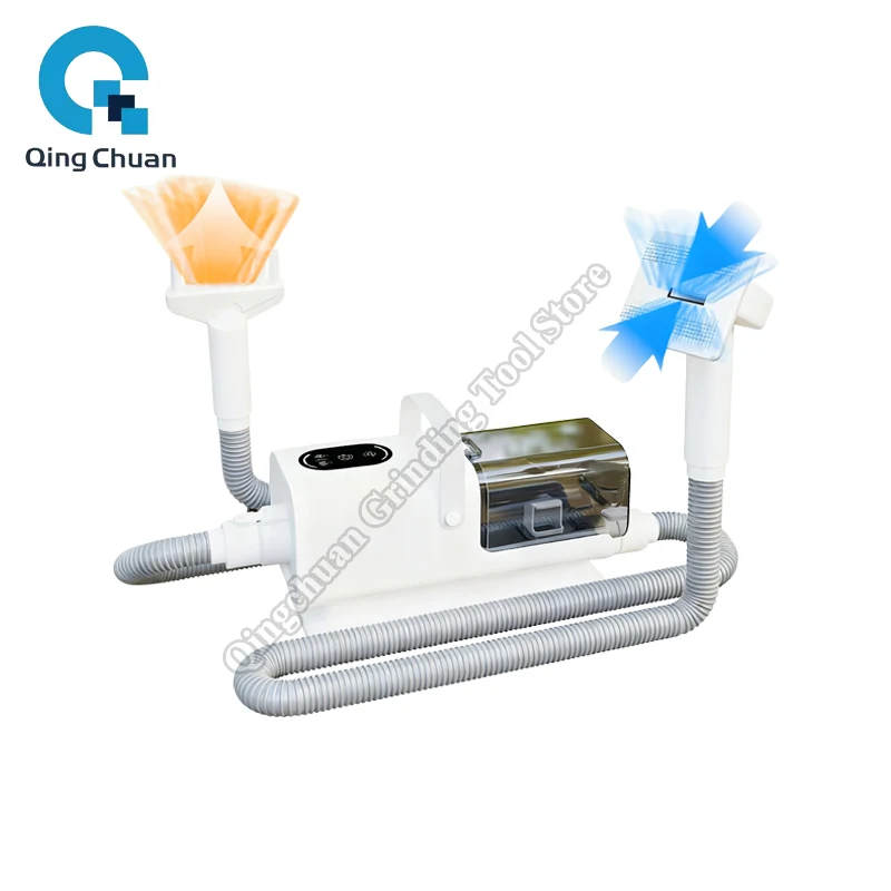 Pet Hair Trimmer Multi-Functional 2.5L Capacity Dog Vacuum Set All-In-One Machine Pet Beauty Device Vacuum Cleaner Hair Clipper