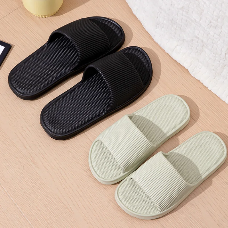 Thick Platform Bathroom Home Slippers Women Fashion Soft Sole EVA Indoor Slides Woman Sandals 2024 Summer Non-slip Flip Flops