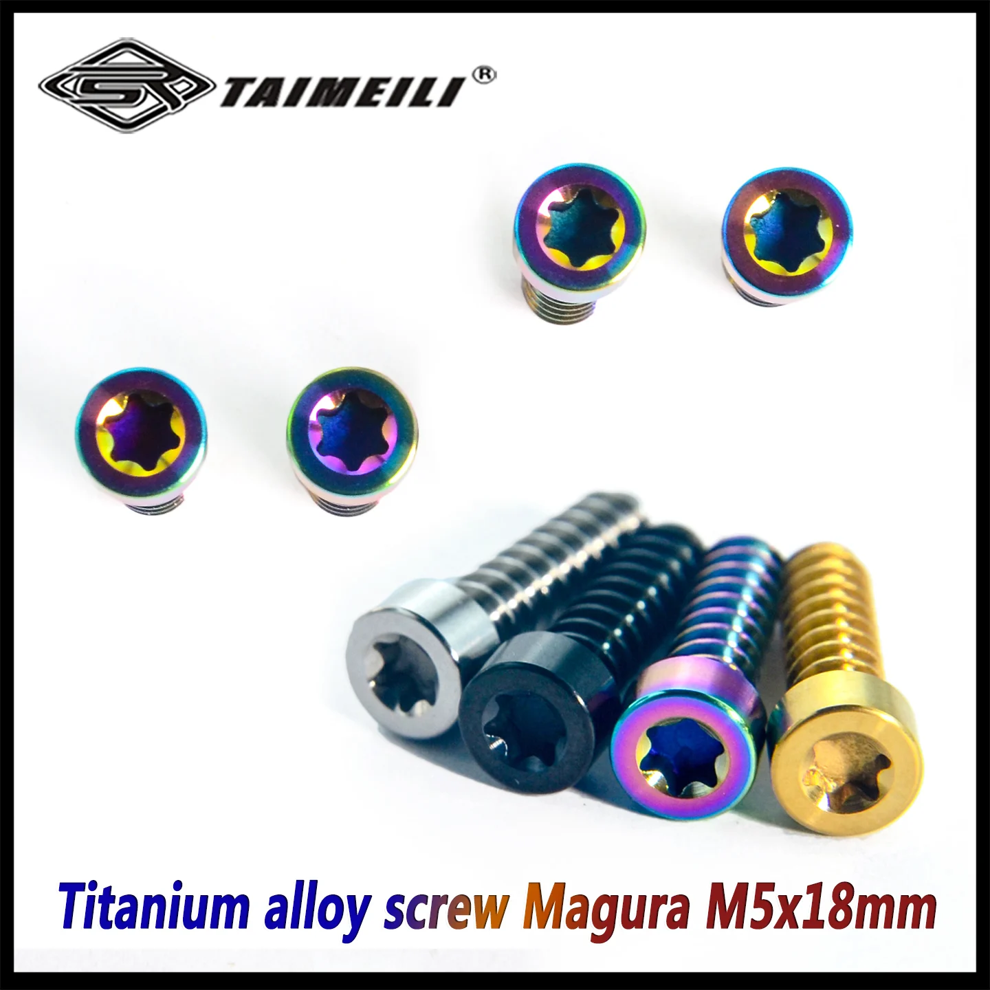 TAIMEILI Titanlegierung Magura Bremshebel-Schraube M5x18mm - Ultraleicht, Korrosionsbeständig, 4/8/12 Stück – Detail 7