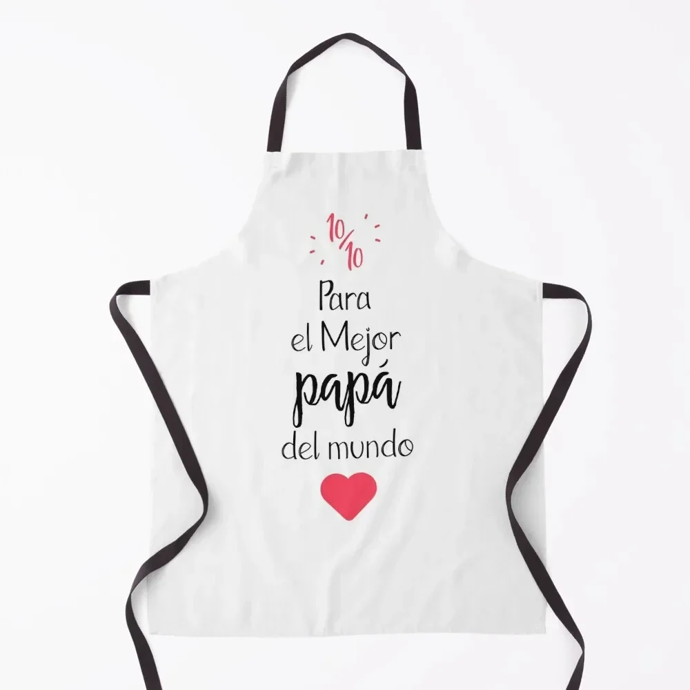 

For the best dad in the world Apron Chef Accessories custom women's kitchen Kitchenware Apron