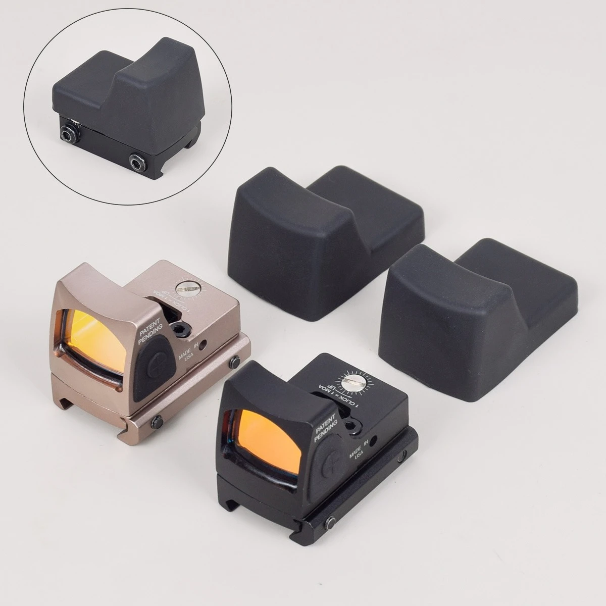 

Tactical Airsoft Metal Nylon RM Red Dot Sight Scope 2.5 MOA 20mm Rail KSA KWC G17 G19 Mount Hunting Holographic Riflescope