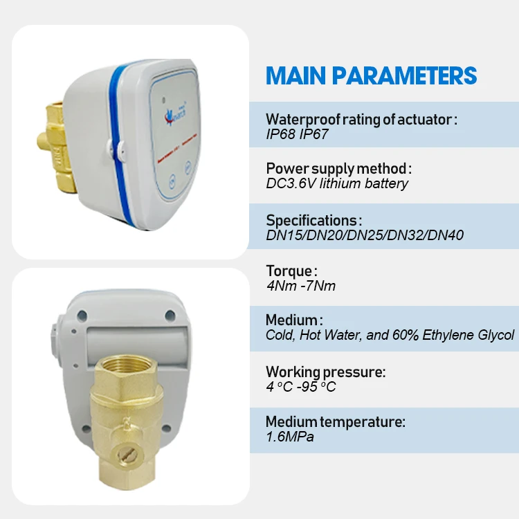 Solar Smart Water Valve Smart Water Valve Battery Operated Smart Actuators For Irrigation Valve