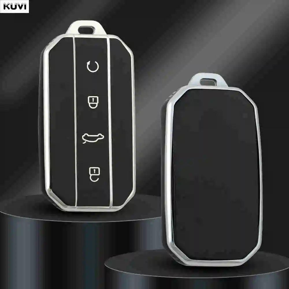 Fashion TPU Car Key Case Cover Shell Fob For Chery Jaecoo J7 J5 7 5 Protection Bag Holder Keyless Accessories