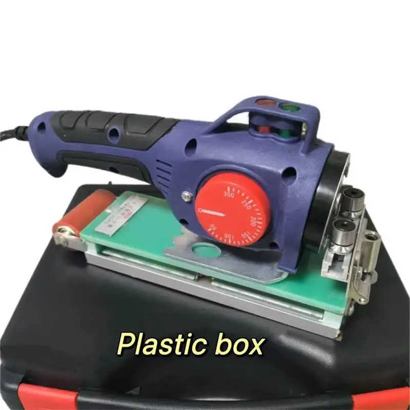 Woodworking Portable Edge Banding Machine Handheld Edge Bander Tool with Adjustable Temperature For Self-Adhesive Edge Banding