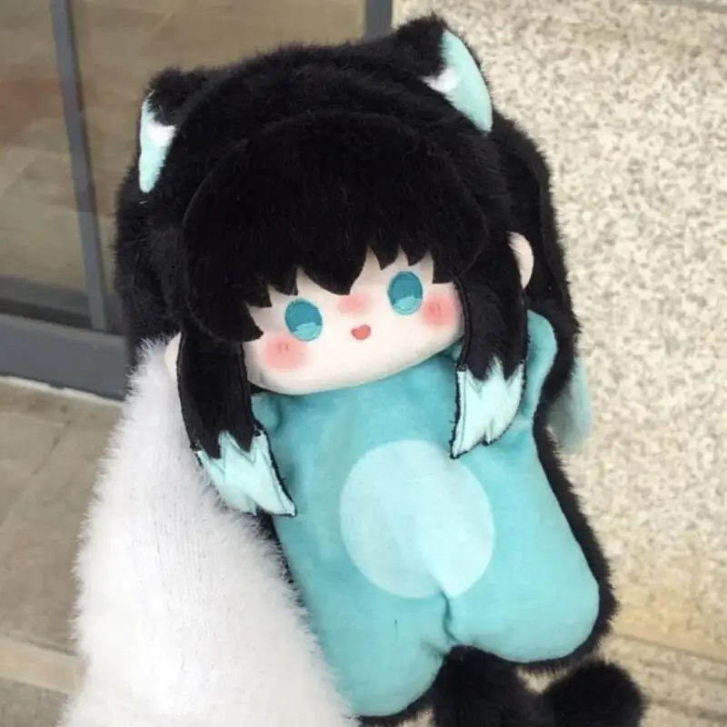 16Cm Demon Slayer:kimetsu No Yaiba Muichiro Tokito Q-Version Pp Cotton Decompress Bean Bag Doll Desk Display Toys Valentine Gift