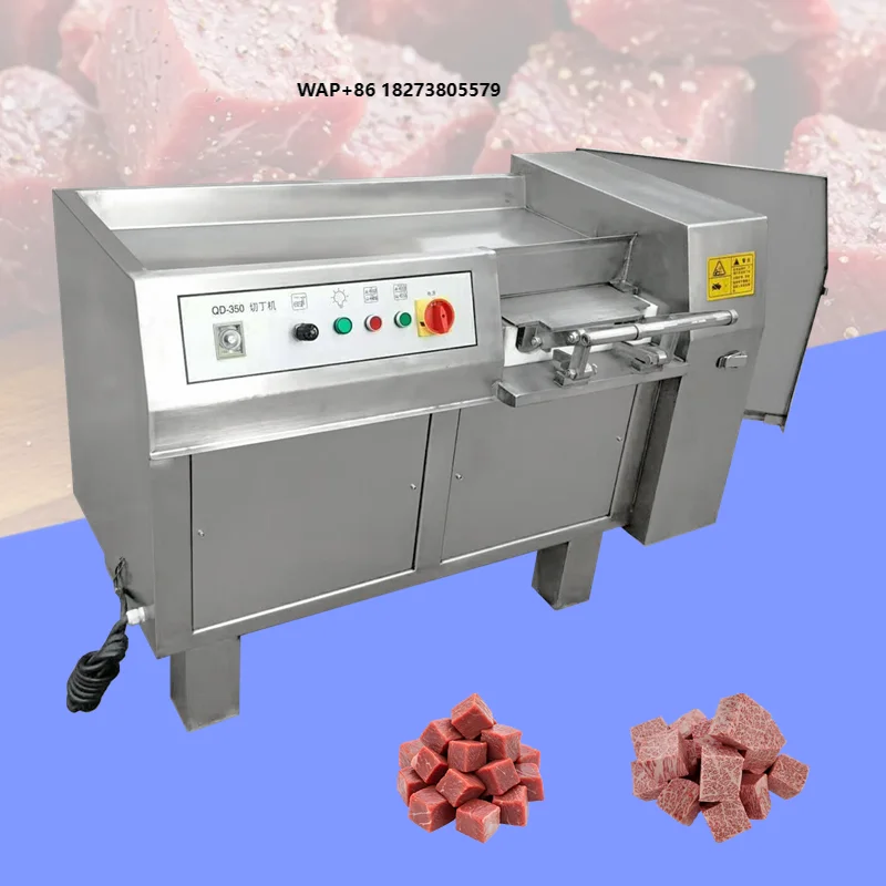 Multifunctional Meat Processing Equipment Electric Vegetables Cheese Fresh Frozen Meat Pork Beef Chicken Dicing Cutting Machine