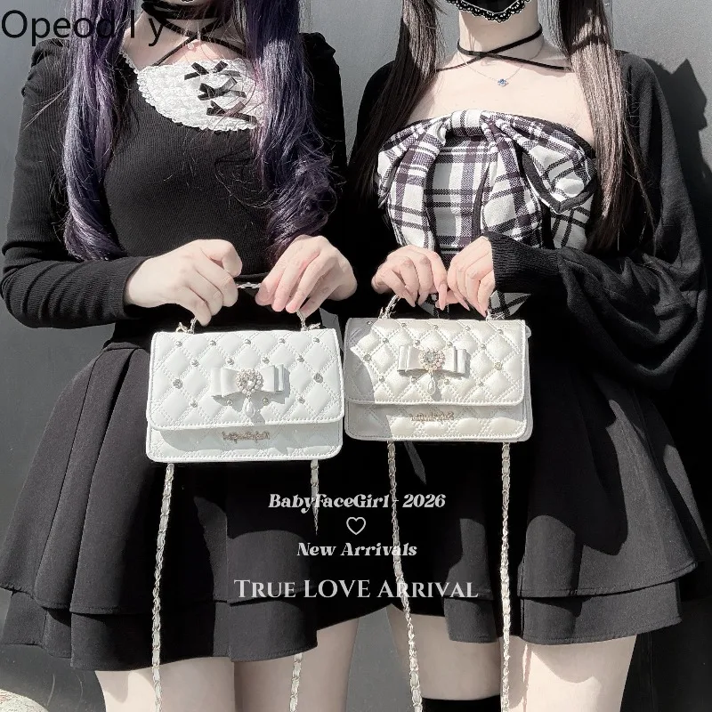 mass-production-mining-japanese-original-lolita-pearl-bow-handbag-sweet-and-elegant-jk-uniform-versatile-women's-crossbody-bag