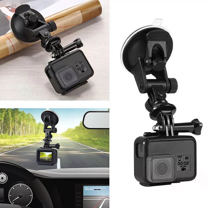 Action Camera Mini Suction Cup Holder Car Windshield Camera Holder Adapter 360 Degree Rotation Accessories - view 5