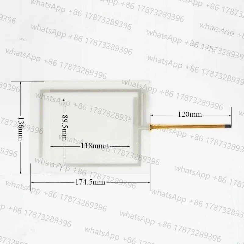 لوحة زجاجية لشاشة تعمل باللمس لـ 6AV6643-5MA10-0ND2 6AV6 643-5MA10-0ND2 MP277T محول رقمي أحادي 6 يعمل باللمس + طبقة رقيقة واقية