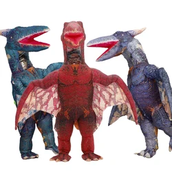 Adult Pterosa Dinosaur Inflatable Costume Halloween Cosplay Pterosaur Spinosaurus Disfraz Trex Dragon Velociraptor Blow Up Dress