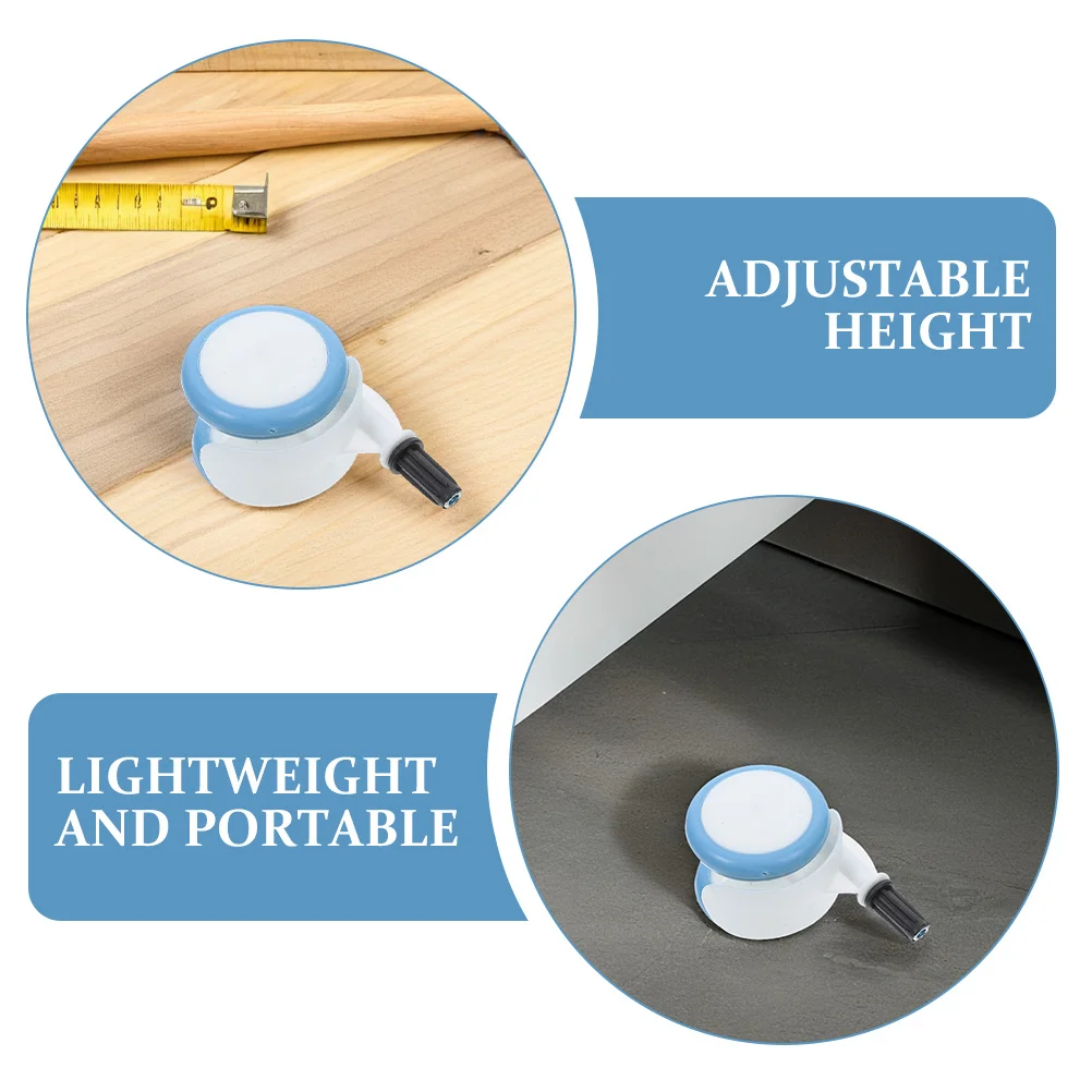 قطعتان من عجلات مطاطية بديلة لعربة الأطفال، ارتفاع قابل للتعديل، خفيفة الوزن، محمولة، متعددة الاستخدامات، توافق أرضي، سهلة