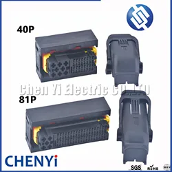 40 Pin 81 Pin 121 Pin PCB ECU Socket Engine computer board Connector ME7 EDC15 Wire plug 1473244-1 1473247-1 1473252-1 With Pins