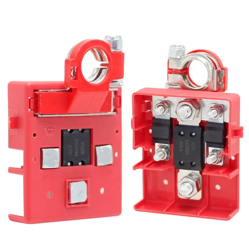 Car Powr Battery Distribution Terminal 32V 400A Caravan Quick Release Fuse Clamps Connector Battery Amp Fuse Clamp