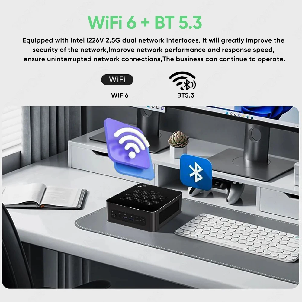 Topton Gaming كمبيوتر صغير Intel Ultra 9 285H 185H 7 255H 165H OCuLink USB4 2x2.5G LAN 2xNVMe كمبيوتر مكتبي صغير Windows 11 WiFi6E #1
