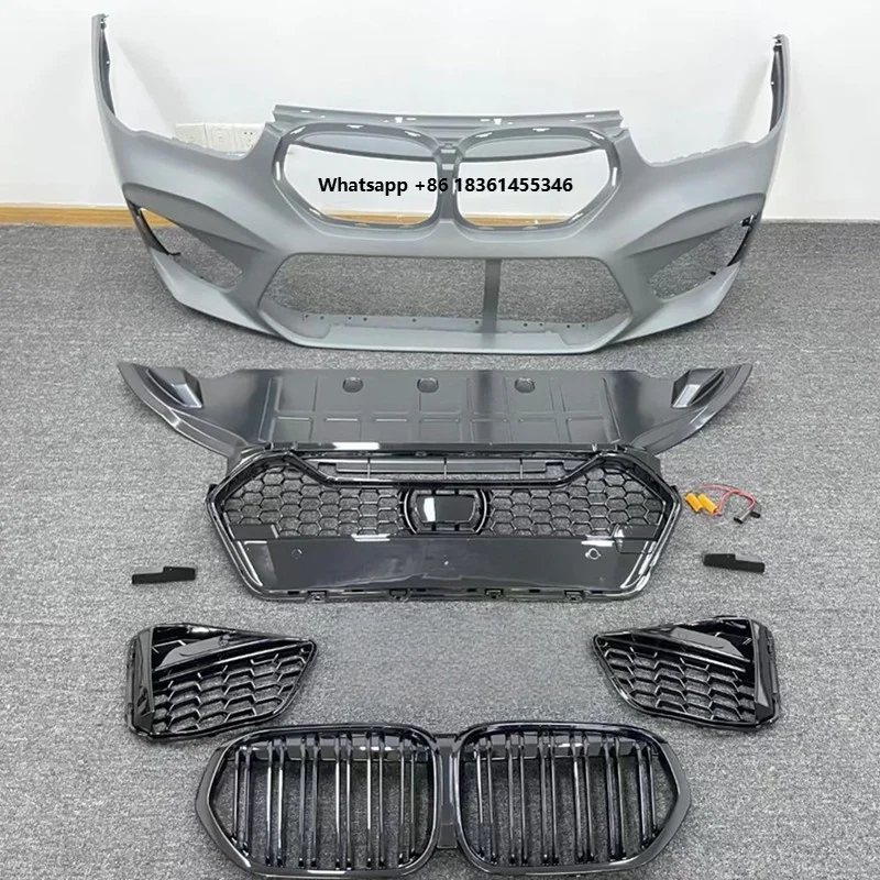 

For 16-22 X1 Modification Upgrade X3M Large Bumper Front Bumper Grille Body Surround Rear Suitable