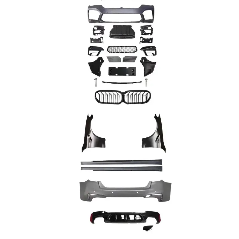 

M5 Front Bumper with Grill S 5 Series G30 G38 S Body Kit Car Bumper 2018-2020