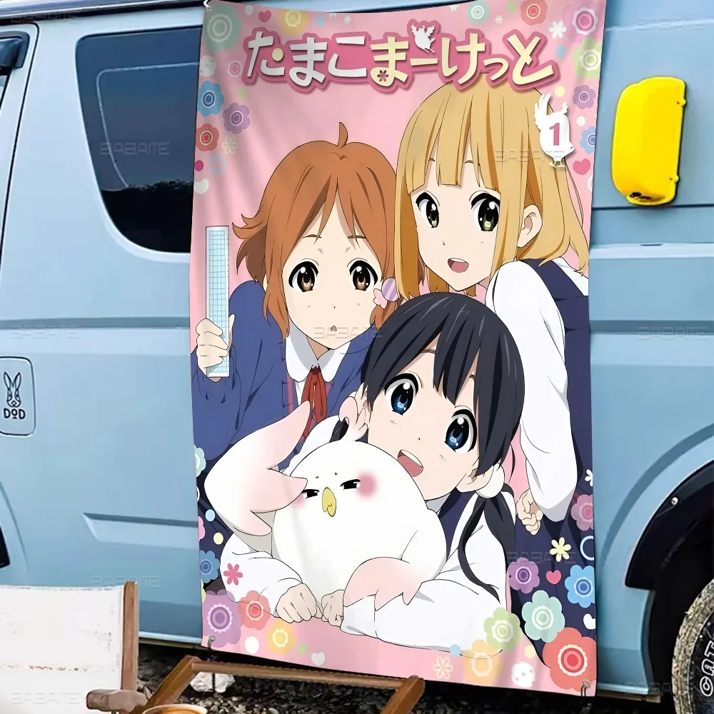 T-Tamako Market Large Size Shop Art Promotion Advertising Booth Flag Hanging Banners