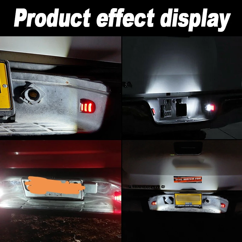 2PCS LED License Plate Lights Canbus ​For Chevy Avalanche Silverado 1500 2500 3500 Tahoe For Cadillac Escalade 6000K Dual Lamps