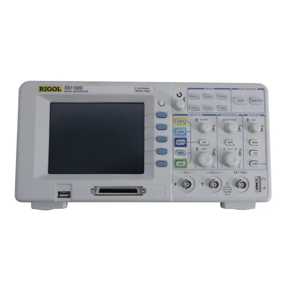 RIGOLS DS1102D Digital Storage Oscilloscope 100MHZ with 16-Channel Dual DSO Logic Analyzer