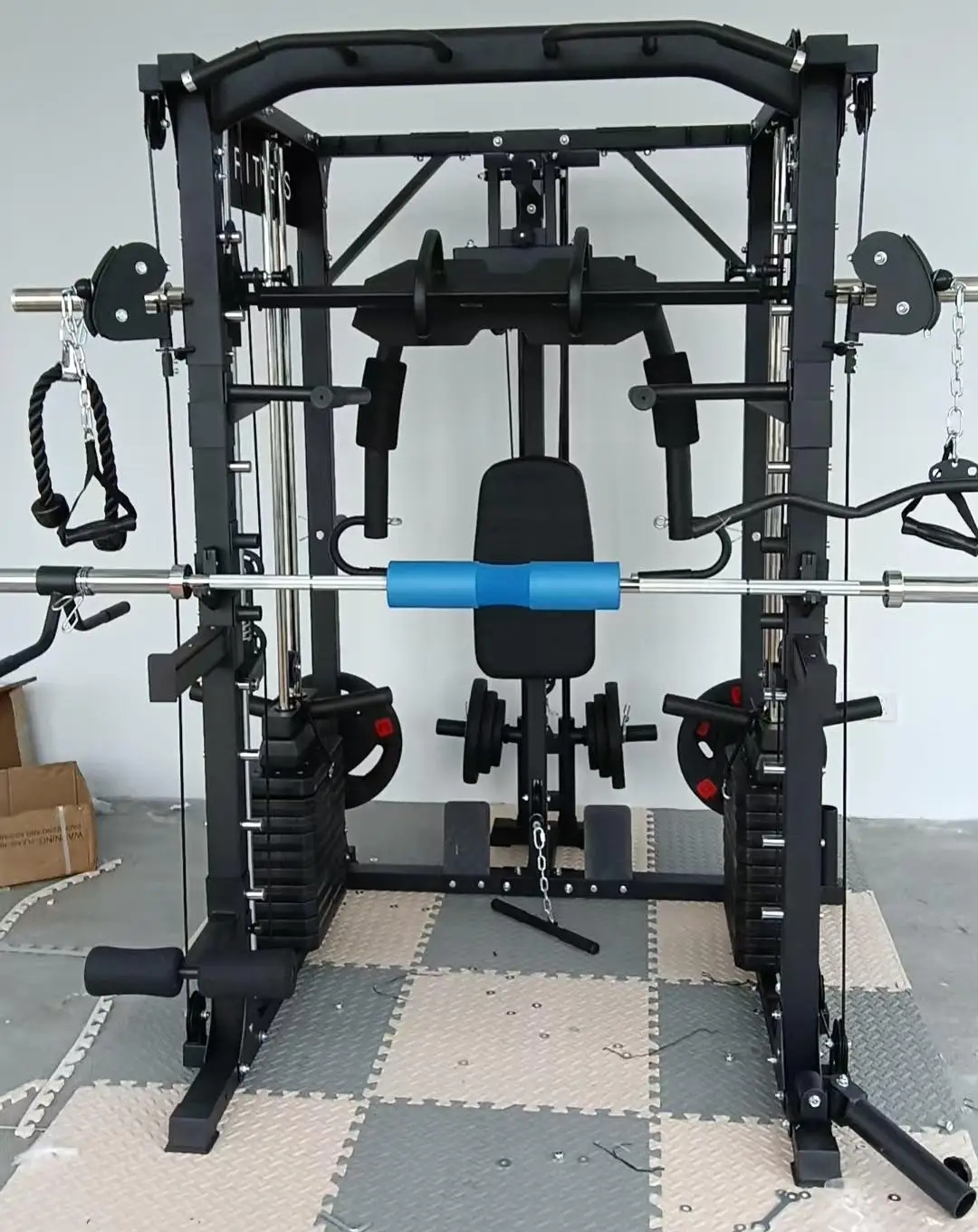 

2026 Smith Machine Gantry Fitness Commercial Strength Training Equipment Multi-function All-in-one Trainer