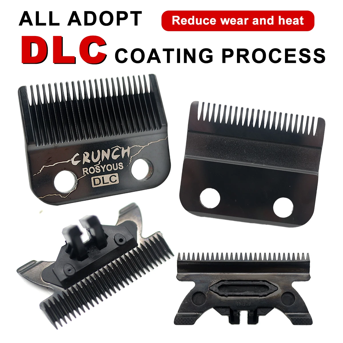 شفرة قص DLC احترافية متوافقة مع JUCAI JC06، Madeshow، Vgr، Kulilang، Wmark متعددة الماركات ROSYOUS CRUNCH Blade