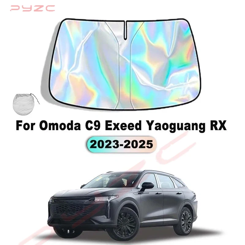 For Omoda C9 Exeed Yaoguang RX 2023-2025 Car Windshield Sunshade Cover Front Window Sun Shade Visor Auto Interior UV Protection