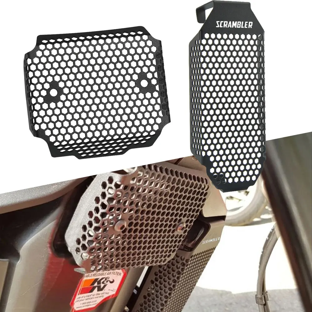 

Rectifier Guard Grille Oil Cooler Covers For Ducati Scrambler Full Throttle/Sixty2/Street Classic/Mach 2.0/Italia Independent