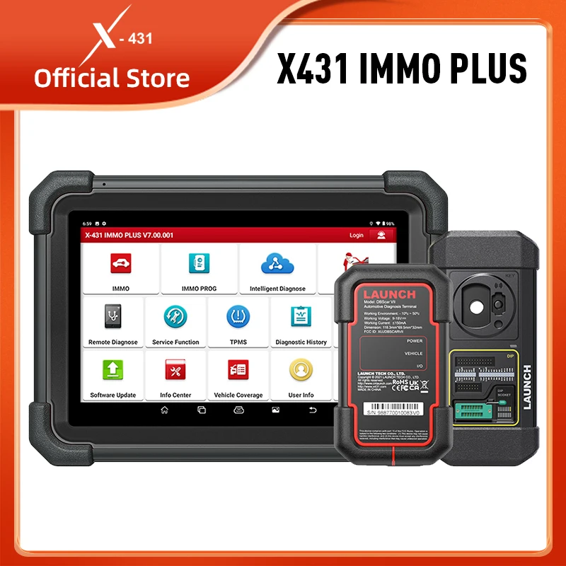 X-431 IMMO Plus LAUNCH Car Key Programmer Keys Programming Coding Tool Immobilizer All Key Lost X431 Scanner Free Shipping