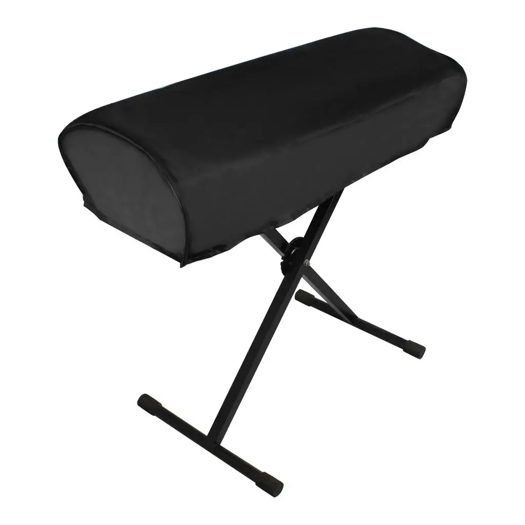 Canvas Piano Keyboard Dust Cover for 61 Keys Dustproof Waterproof Foldable Keyboard Care Cleaning Protector