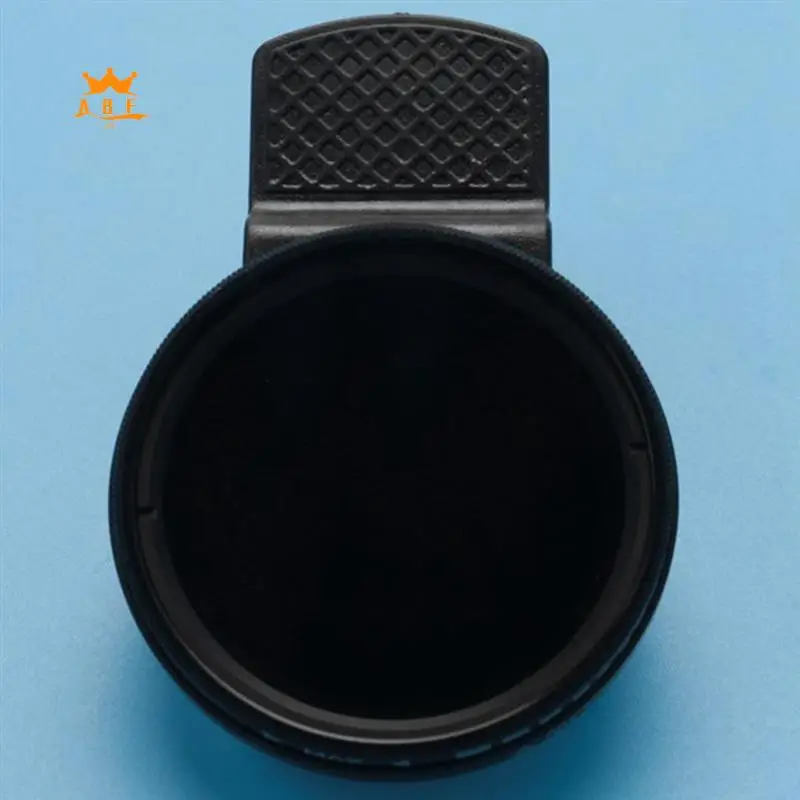 

A08E-1Set Adjustable Nd Filter Nd2-400 Medium Gray Mirror Mobile Phone Camera Lens Black Aluminum Filter Kit 37Mm